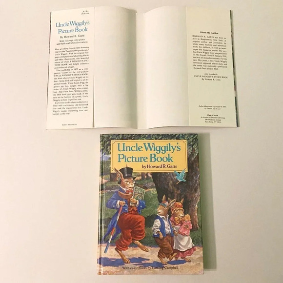 Vintage 1989 Uncle Wigglys Picture Book by Howard R Garis Platt and  Munk HC DJ - Picture 4 of 16